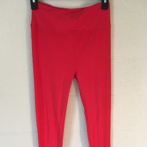 Lularoe red leggings
